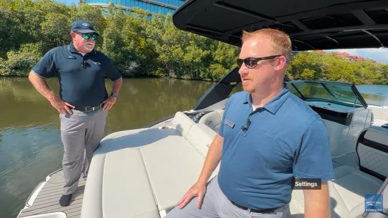Sea Ray's SLX 260 comes in both an inboard and outboard model which each provide unique benefits. Captain Keith is joined by Joey Sharpe, Senior Brand Product Manager at Sea Ray to discuss some of these benefits photo copyright MarineMax taken at  and featuring the Power boat class