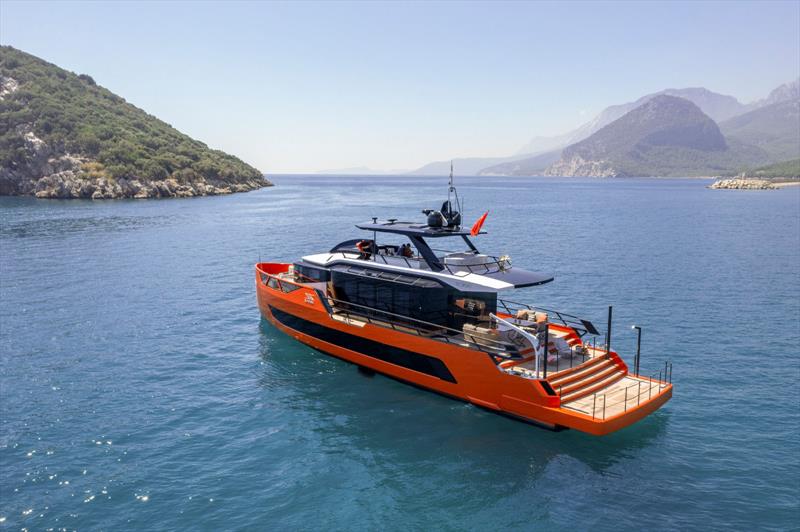 Sarp Yachts XSR 85 MY Edge photo copyright Denison Yachting taken at  and featuring the Power boat class
