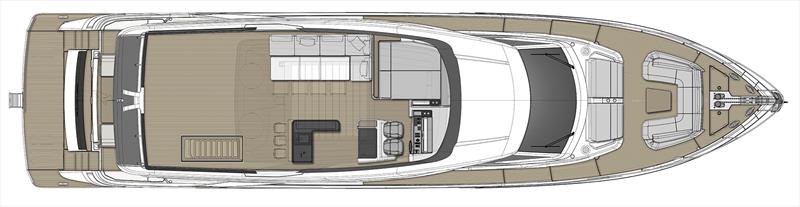 Ferretti Yachts 860 sundeck photo copyright Ferretti Yachts taken at  and featuring the Power boat class