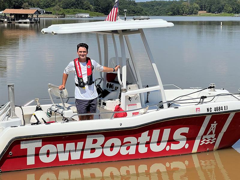 New owner of TowBoatUS Lake Wylie, S.C. Capt. Logan Thomas photo copyright Scott Croft taken at  and featuring the Power boat class