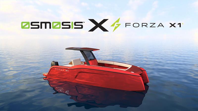 Osmosis partners with Forza X1 photo copyright Osmosis Telematics taken at  and featuring the Power boat class