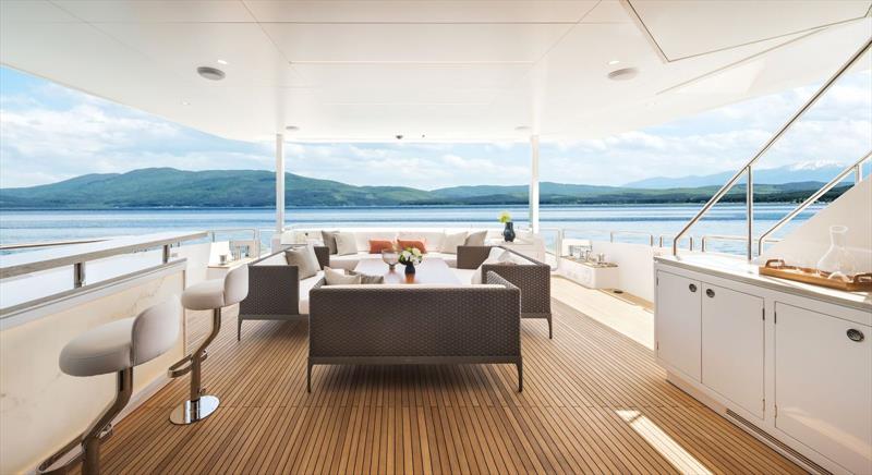 Tri-Deck Horizon FD110 photo copyright Horizon Yachts taken at  and featuring the Power boat class