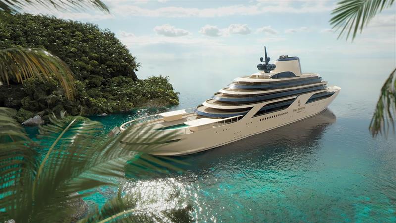 In partnership with luxury shipping experts Marc-Henry Cruise Holdings LTD and venerated Italian shipbuilder Fincantieri, first Four Seasons Yacht anticipated to set sail in 2025 photo copyright Four Seasons taken at  and featuring the Power boat class