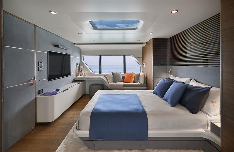 CLX96 VIP cabin photo copyright CL Yachts taken at  and featuring the Power boat class