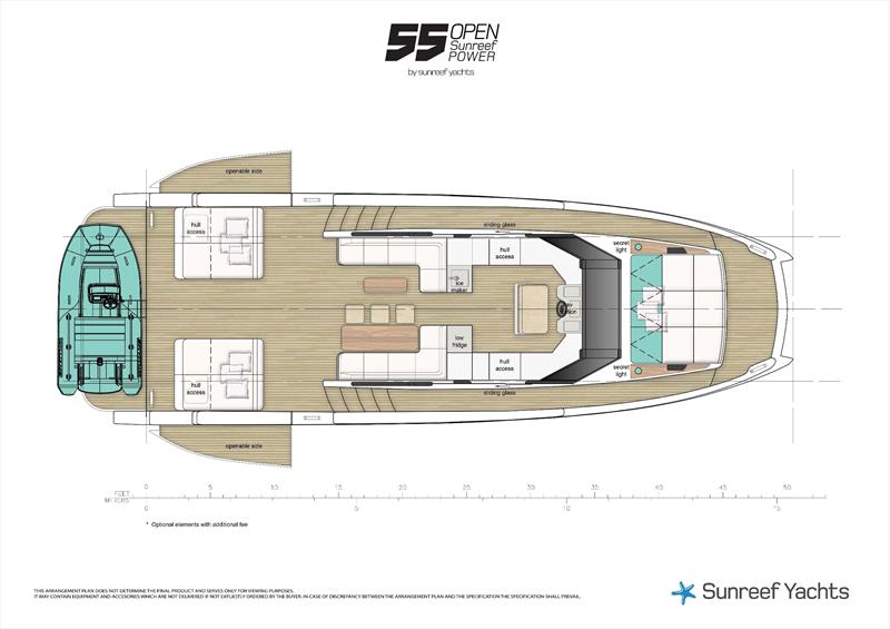 55 Open Sunreef Power layout photo copyright Sunreef Yachts taken at  and featuring the Power boat class