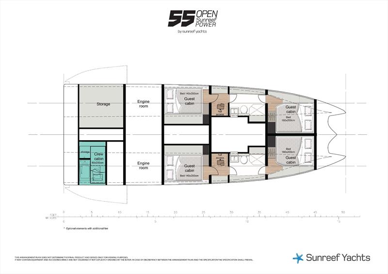 55 Open Sunreef Power layout photo copyright Sunreef Yachts taken at  and featuring the Power boat class