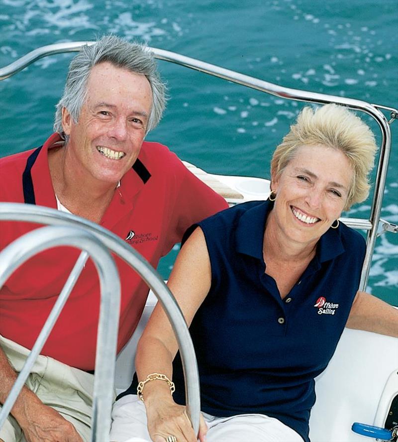 Steve and Doris Colgate, founder and owners, Offshore Sailing School photo copyright Offshore Sailing School taken at Offshore Sailing School and featuring the Power boat class