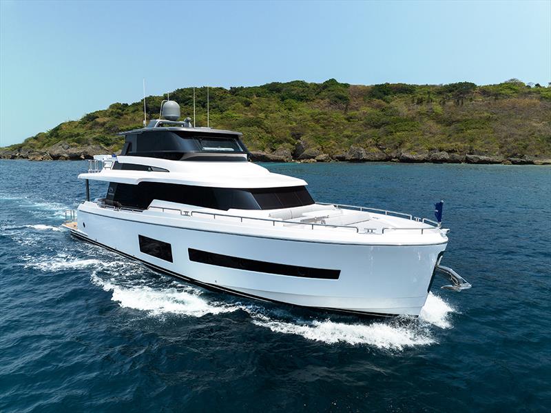 Horizon V74 photo copyright Horizon Yachts taken at  and featuring the Power boat class
