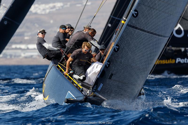 Dean Barker returns as tactician for Team Nika on day 1 of the RC44 Calero Marinas Cup photo copyright Martinez Studio / RC44 Class taken at  and featuring the RC44 class