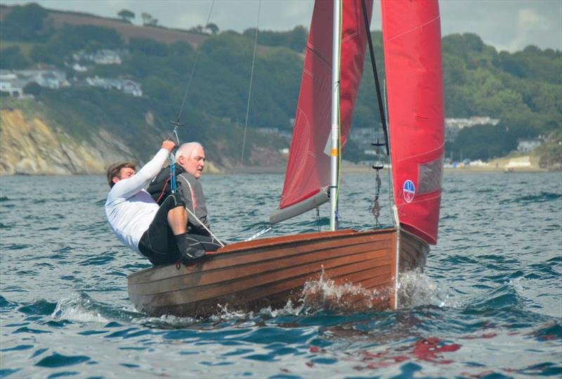 Paul Dunn and Chris Jackman during the National Redwing Championship at Looe photo copyright Philippe Saudreau taken at Looe Sailing Club and featuring the Redwing class