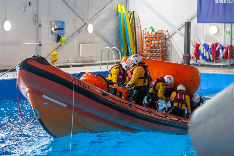 RNLI Crew Emergency Procedures at the College Training Facility - photo © Nathan Williams / RNLI