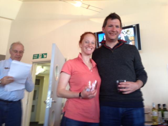 Claire Walsh/Darren McNamara - 3rd Gold in the RS200 Sprint Championships at Rutland photo copyright Lucy Preston taken at Rutland Sailing Club and featuring the RS200 class