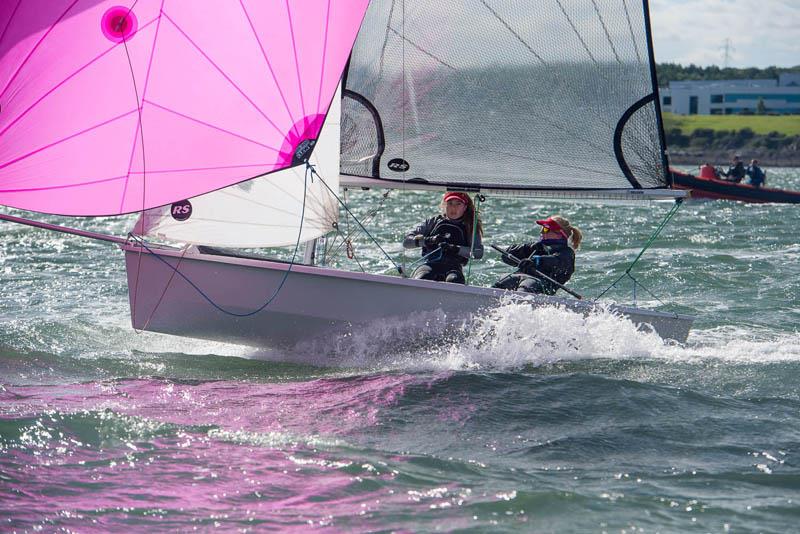 Jocelyn Hill and Ellen McCarlie during the RS200 Irish National Championship at Cork Dinghy Fest 2017 photo copyright Robert Bateman taken at Royal Cork Yacht Club and featuring the RS200 class