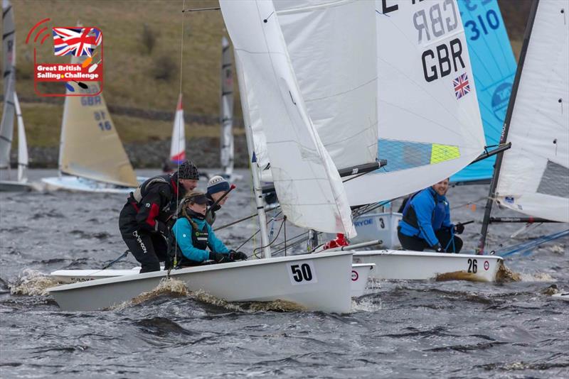 Yorkshire Dales Brass Monkey 2022 photo copyright Tim Olin / www.olinphoto.co.uk taken at Yorkshire Dales Sailing Club and featuring the RS200 class