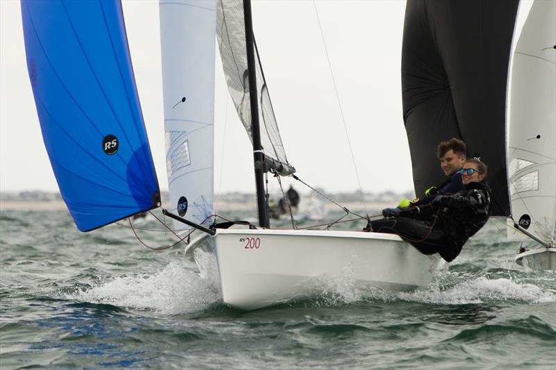 Noble Marine Rooster RS200 National Championships at Hayling Island Day 2 photo copyright Oli King taken at Hayling Island Sailing Club and featuring the RS200 class
