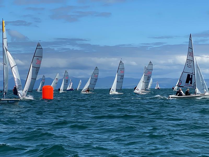 Asymmetric Fleet at Abersoch Dinghy Week 2022 photo copyright Sue Faithfull taken at South Caernarvonshire Yacht Club and featuring the RS200 class