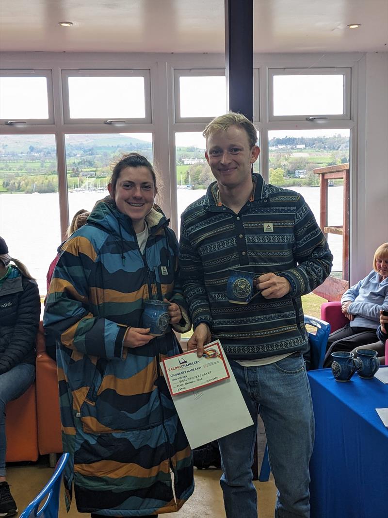 Brendan Lynch & Ellen Clark win the RS200 class at the Ullswater Yacht Club Daffodil Regatta photo copyright Ben Teague taken at Ullswater Yacht Club and featuring the RS200 class