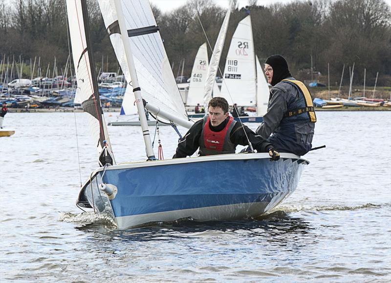 Leigh & Lowton Tipsy Icicle Series Week 5 photo copyright Gerard van den Hoek taken at Leigh & Lowton Sailing Club and featuring the RS400 class