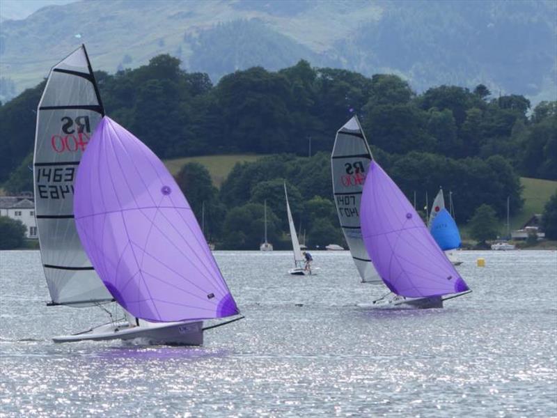RS400s at the Ullswater Lord Birkett Memorial Trophy photo copyright Pauline Thompson taken at Ullswater Yacht Club and featuring the RS400 class