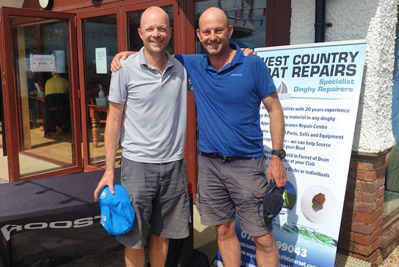 Ian Walker and Chris Fox win the Rooster West Country Boat Repairs RS400 Southern Tour event at Warsash photo copyright WSC taken at Warsash Sailing Club and featuring the RS400 class