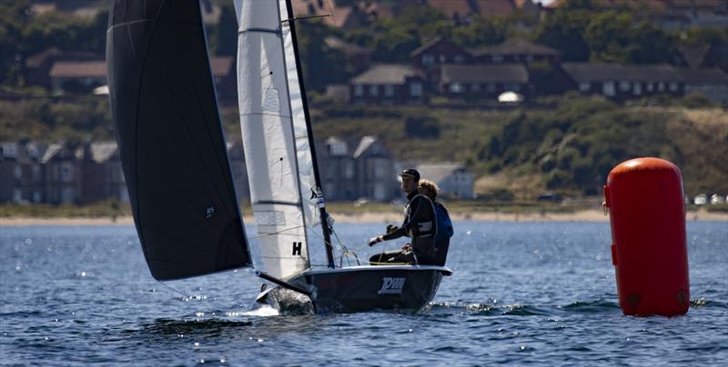 Roo Purves and Callum Gibb - Noble Marine Rooster RS400 Nationals day 4 photo copyright Steve Fraser taken at East Lothian Yacht Club and featuring the RS400 class