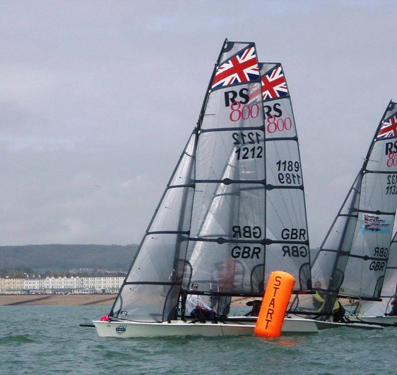RS800s at Eastbourne photo copyright Ben Daigneault taken at Eastbourne Sovereign Sailing Club and featuring the RS800 class