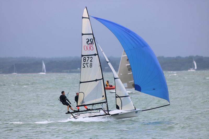 Cowes Dinghy Week 2017 photo copyright Chris Evans taken at Gurnard Sailing Club and featuring the RS800 class