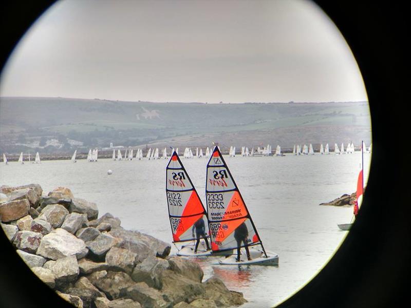 The Nationals at Weymouth produced a new record with as many as 60 RS Aeros identifiable in one photo (and two Teras) photo copyright Tim Robathan taken at Weymouth & Portland Sailing Academy and featuring the  class