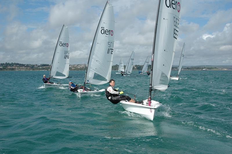 Action from the RS Aero Nationals at Weymouth photo copyright Paul Robson taken at Weymouth & Portland Sailing Academy and featuring the  class