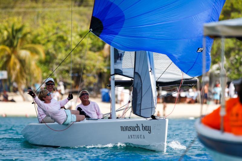 Nicole Lameter's Team KH P yachtcharter at the Nonsuch Bay RS Elite Challenge photo copyright Paul Wyeth / www.pwpictures.com taken at Antigua Yacht Club and featuring the RS Elite class