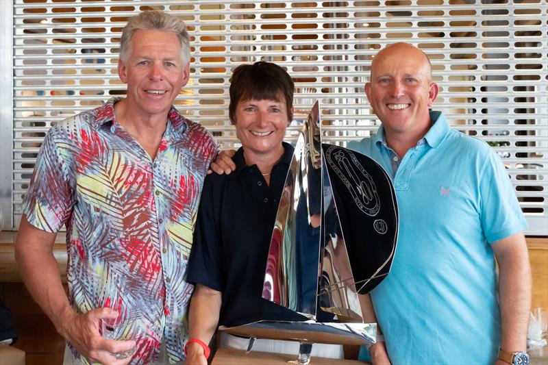 RS Elite National Champions (l-r) Colin Smith, Jo Hewitson & Tom Hewitson photo copyright Alasdair McLeod taken at Hayling Island Sailing Club and featuring the RS Elite class