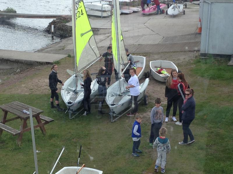 Leigh & Lowton Push the Boat Out photo copyright Tim Yeates taken at Leigh & Lowton Sailing Club and featuring the RS Feva class