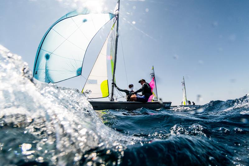 Day 4 of the 2019 RS Feva World Championships, Follonica Bay, Italy photo copyright Digital Sailing taken at Gruppo Vela L.N.I. Follonica and featuring the RS Feva class