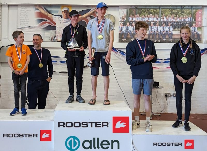 Tristan Ahlheid and Finlay Lomas-Clarke win overall - Rooster RS Feva UK National Championships at Weymouth photo copyright Chrissie Le Petit taken at Weymouth & Portland Sailing Academy and featuring the RS Feva class