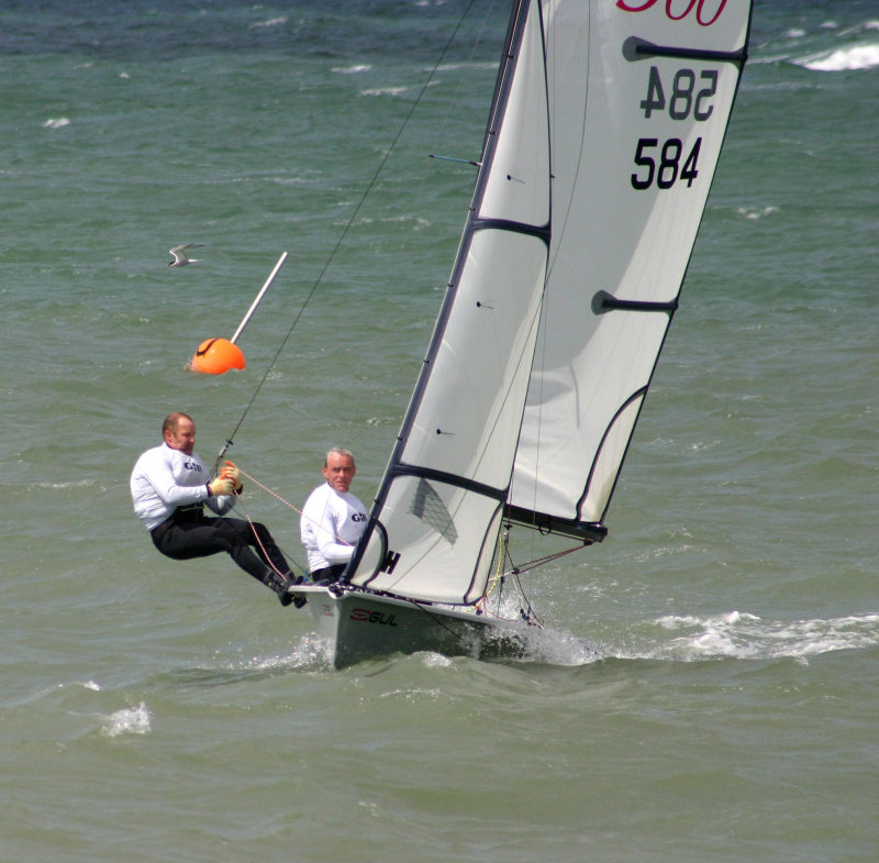 Action from Cowes Dinghy Week photo copyright Brian Augustus / www.sailingimages.co.uk taken at Gurnard Sailing Club and featuring the RS500 class