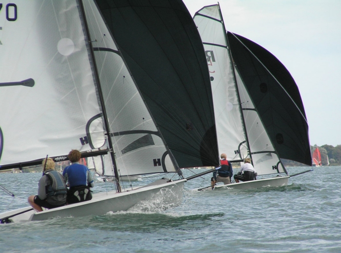 Chichester Harbour Federation Week was an event for the fit and fearless photo copyright Liz Sagues taken at Hayling Island Sailing Club and featuring the RS500 class