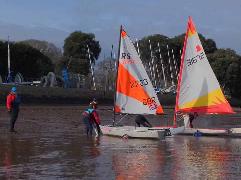 Junior winter training at Starcross Yacht Club  photo copyright Rupert Greeves taken at Starcross Yacht Club and featuring the RS Tera class