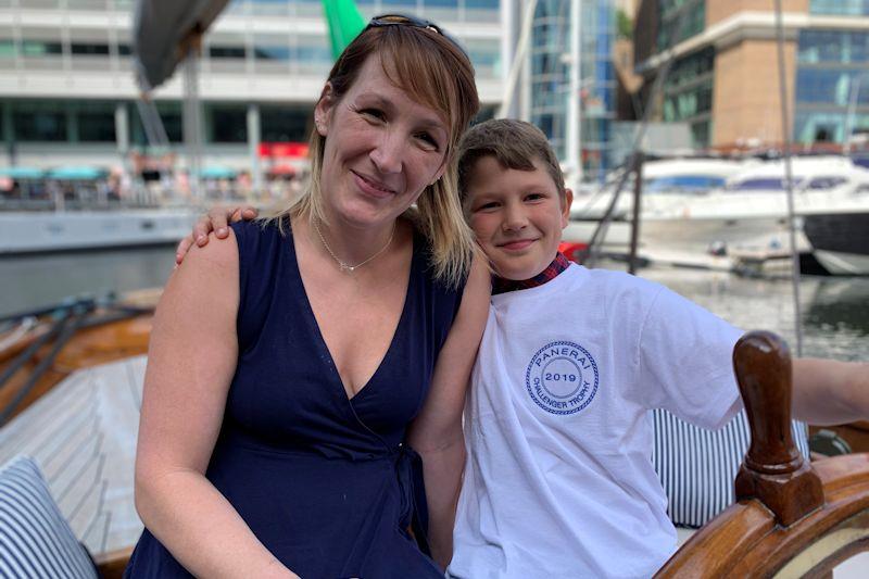 Bradley Pedrick (pictured with his mum, Cheryl) wins the Panerai Challenger Trophy 2019 photo copyright OnBoard taken at  and featuring the  class