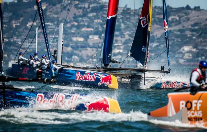 Team Tilt in action at the Red Bull Youth America’s Cup  © Loris von Siebenthal/Team Tilt Sailing