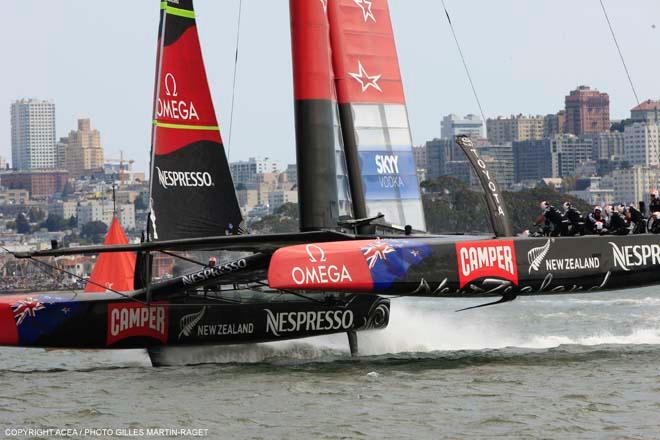 010/09/2013 - San Francisco (USA,CA) - 34th America’s Cup - ORACLE Team USA vs Emirates Team New Zealand, Race Day 3 © ACEA - Photo Gilles Martin-Raget http://photo.americascup.com/