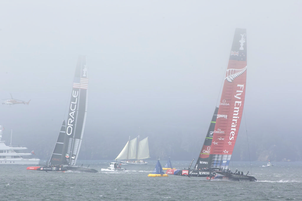 The new look frames the old look - America’s Cup © Chuck Lantz http://www.ChuckLantz.com