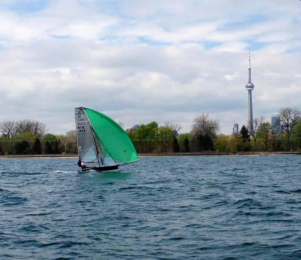 Beachslam killing it downwind photo copyright Robyn Ross taken at  and featuring the  class