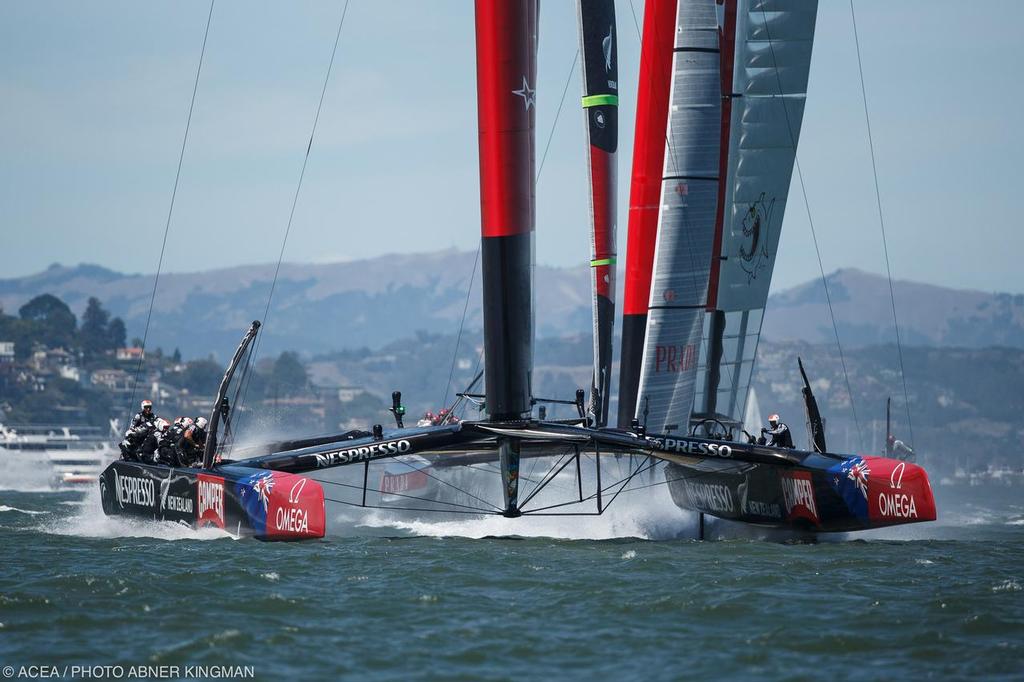 24/08/2013 - San Francisco (USA CA) - 34th America's Cup - Louis Vuitton Cup Finals Race 7; ETNZ vs Luna Rossa photo copyright ACEA / Photo Abner Kingman http://photo.americascup.com taken at  and featuring the  class