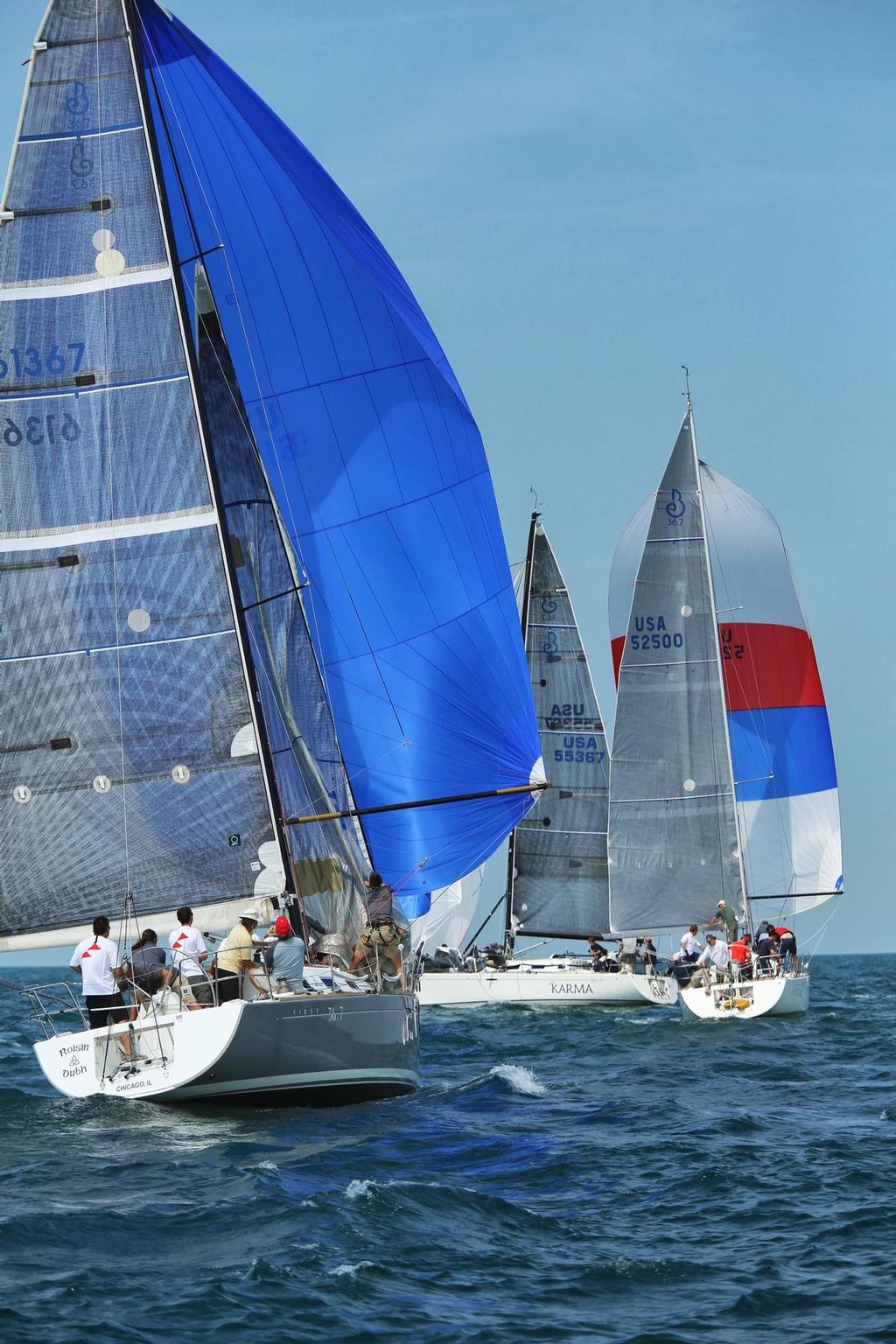 Downwind - 2013 Beneteau First 36.7 NAC Championship photo copyright Michael Thoney taken at  and featuring the  class