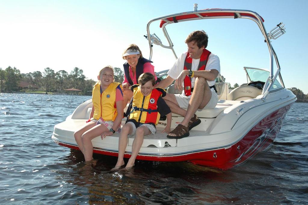 Family boating photo copyright SW taken at  and featuring the  class