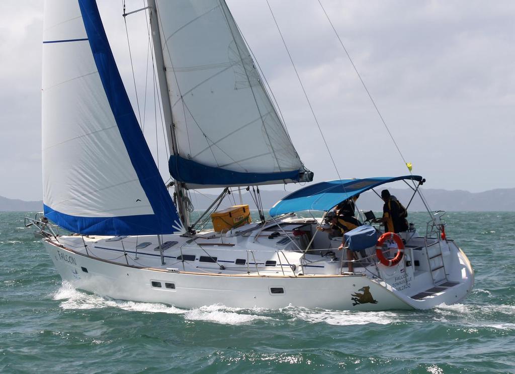 Fast start for Falcon in Cruising Non-Spinnaker - SeaLink Magnetic Island Race Week 2013 photo copyright  SW taken at  and featuring the  class
