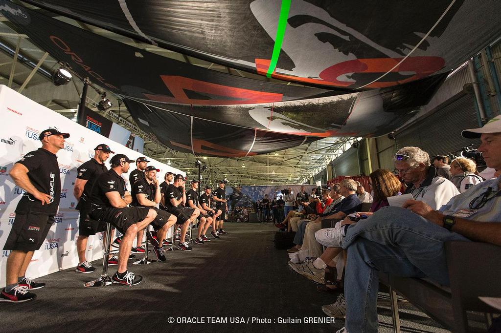 Race Crew Annoucement / 34th America's Cup / ORACLE TEAM USA / San Francisco (USA) / 03-09-2013 photo copyright Guilain Grenier Oracle Team USA http://www.oracleteamusamedia.com/ taken at  and featuring the  class
