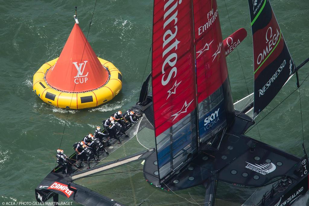 Emirates Team NZ - Louis Vuitton Cup Final Day 2 photo copyright ACEA - Photo Gilles Martin-Raget http://photo.americascup.com/ taken at  and featuring the  class