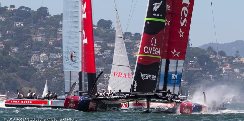 Luna Rossa Challenge and Emirates Team New Zealand last worked together for the 2013 America's Cup <br />
 ©  Luna Rossa/Studio Borlenghi/Borlenghi-Butto