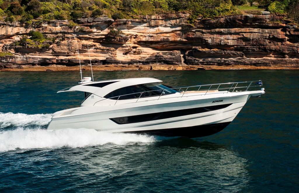 Riviera's 4400 Sport Yacht will be on show at the Cannes Boat Show photo copyright Riviera . http://www.riviera.com.au taken at  and featuring the  class